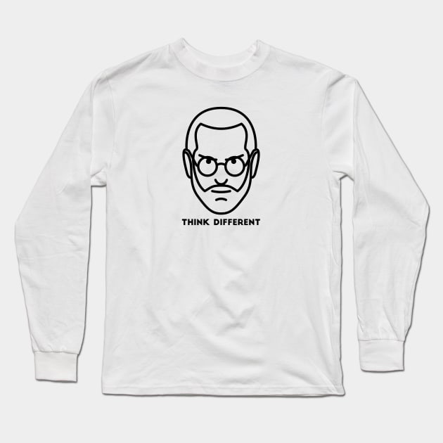 Steve Jobs Think different Long Sleeve T-Shirt by TokoumiL